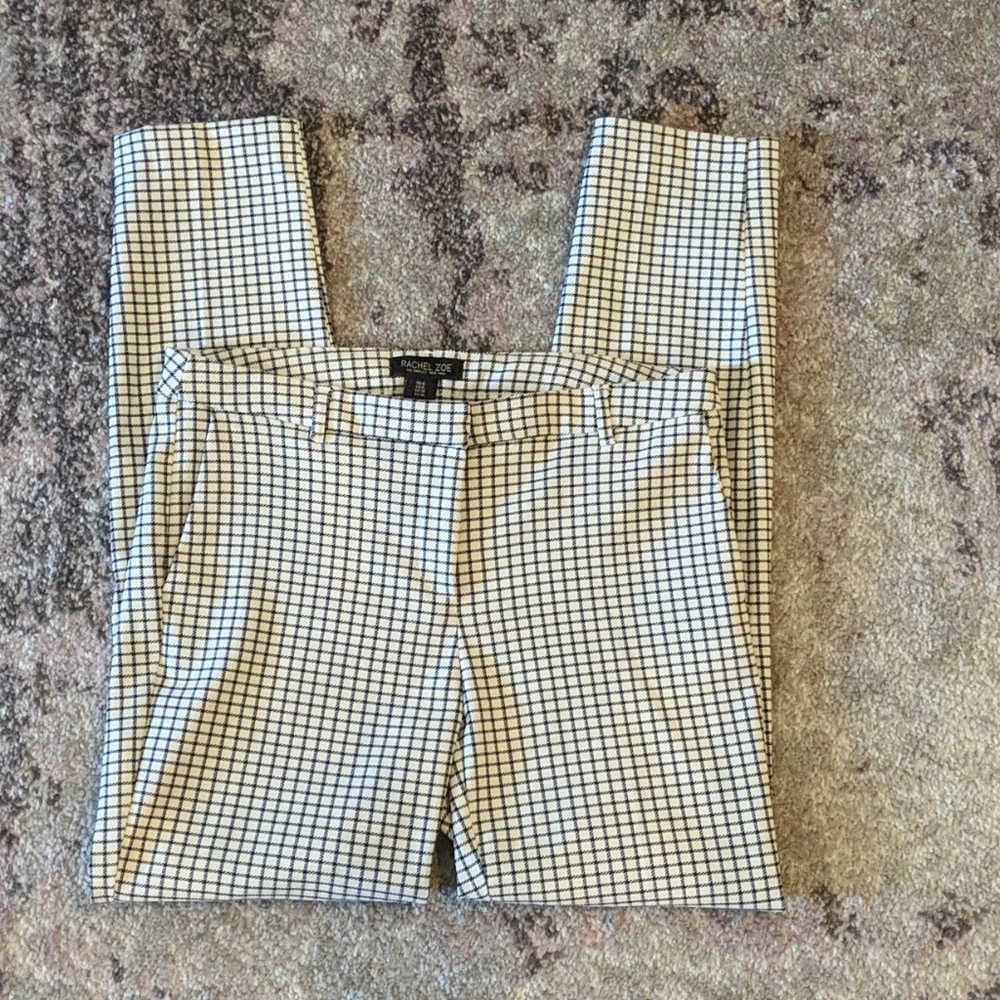 Black and white Rachel Zoe pants